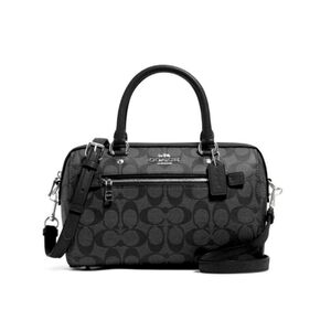 Coach Rowan Satchel in Signature Canvas...